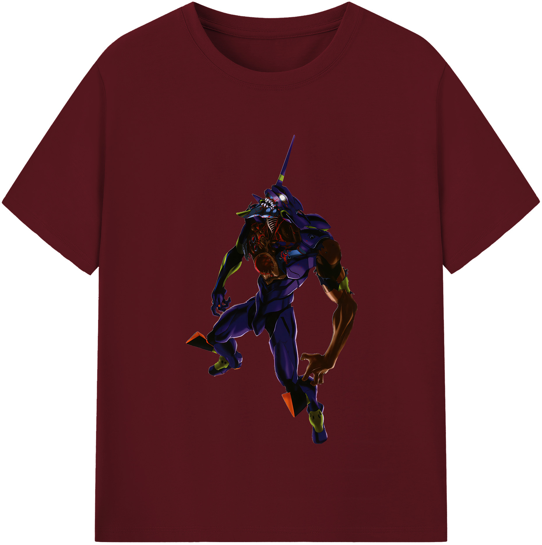 （画像用） EVA 新世紀エヴァンゲリオン 綿100％半袖Tシャツ（フロントプリント）